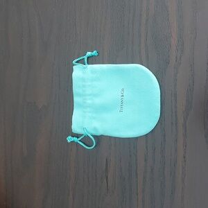 Tiffany & Co. Blue Drawstring Pouch